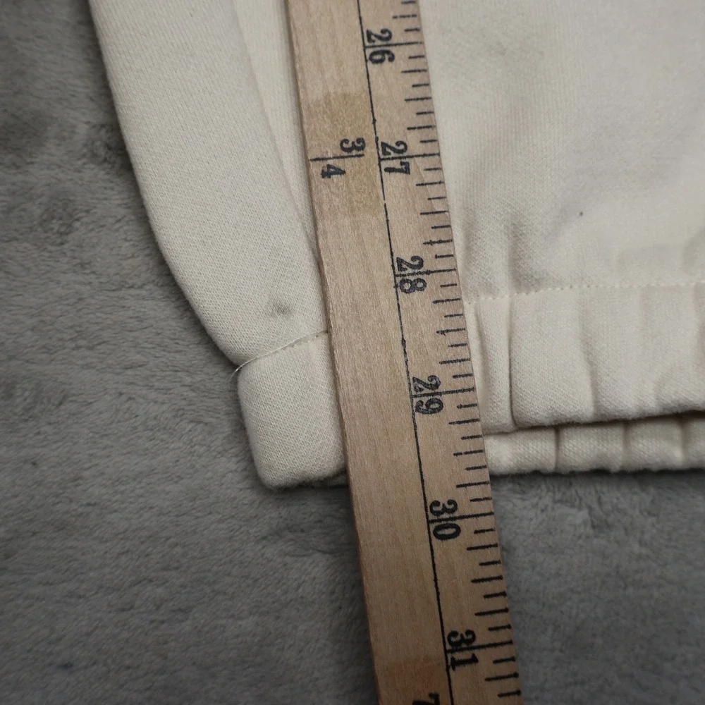 Puma Fleece Jogger Womens XXL Cream Soft Athletic‎ Loungewear Comfort 39x29 NWD